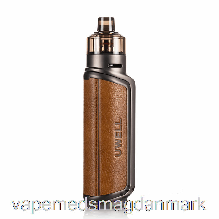 Vape Væske Uwell Aeglos P1 80w Pod Mod Kit Saddle Tan